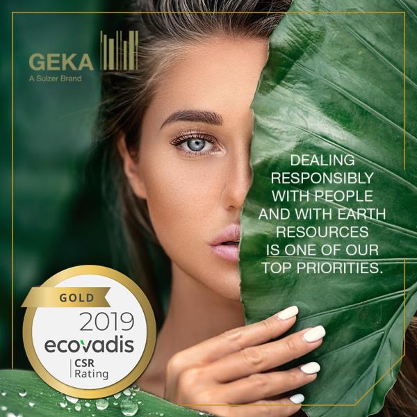 GOLD for GEKA - CSR Rating EcoVadis