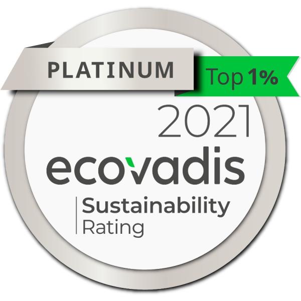 Going Platinum: GEKA once again earns place in the top 1% of EcoVadis sustainability rating